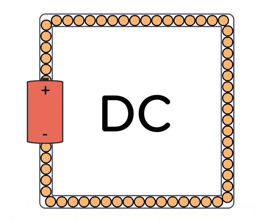 Electric current animation