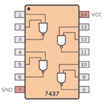 7437 Pinout